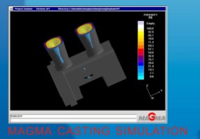 Magma Casting Simulation 
